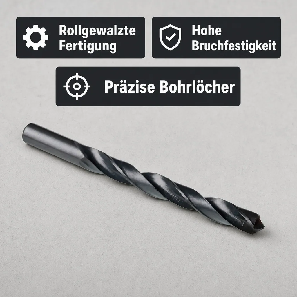Spiralbohrer HSS-R, 4.2 mm, DIN 338, rollgewalzt, Stahlbohrer