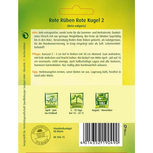 Rote Rübe, Rote Kugel 2   50 g