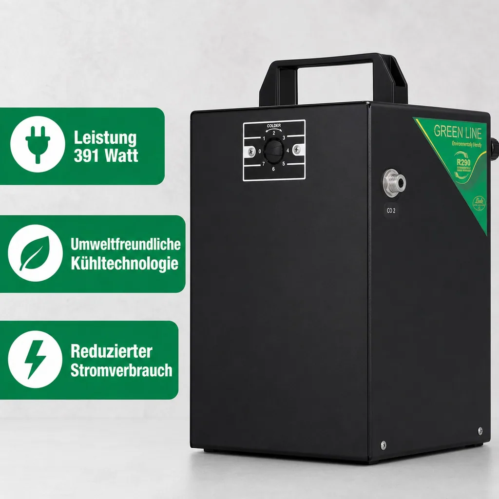Wassersprudler, Wasserspender, Trinkwassersprudler - Soda Pygmy 25, Green Line
