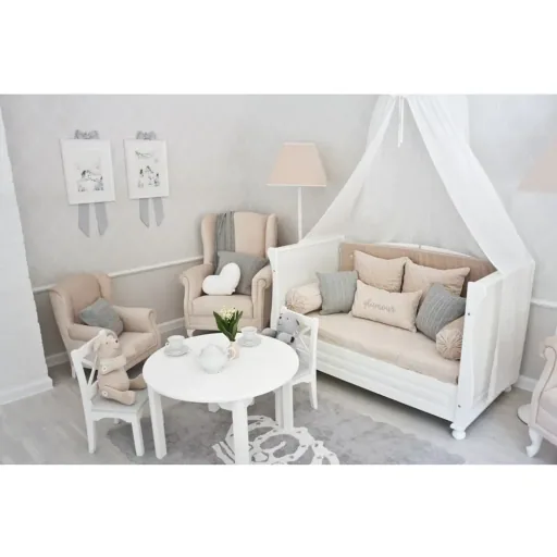 Caramella Babybett "Romantik" 140 x 70 weiss