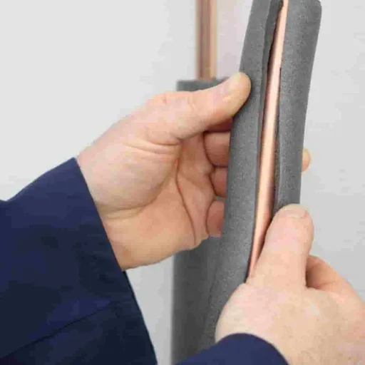 Heizungsrohr Isolierung 2x1m, Isolierschlauch Ø48mm, 13mm Dämmung