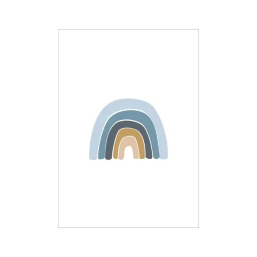 Little Dutch Poster - Horizon, A3, Farbe: blau