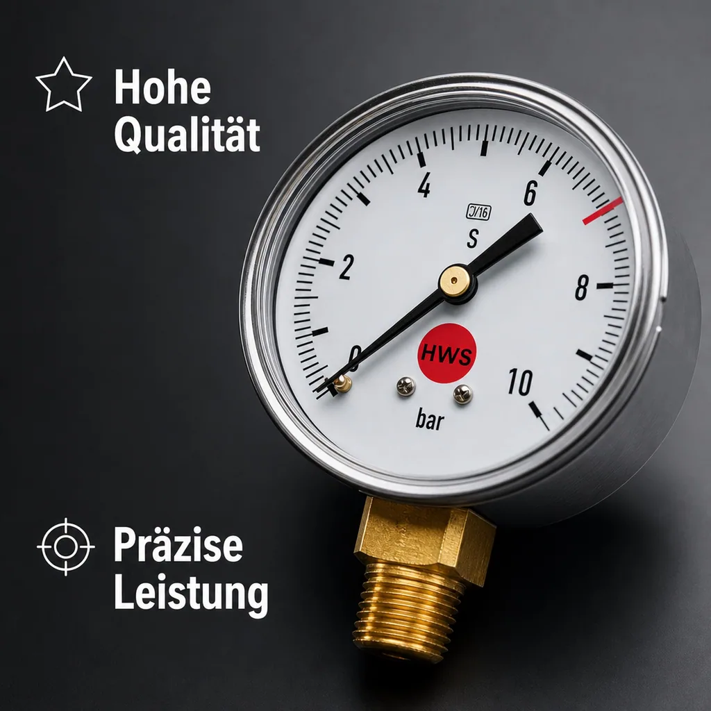 Arbeitsmanometer, 0-10/7 bar