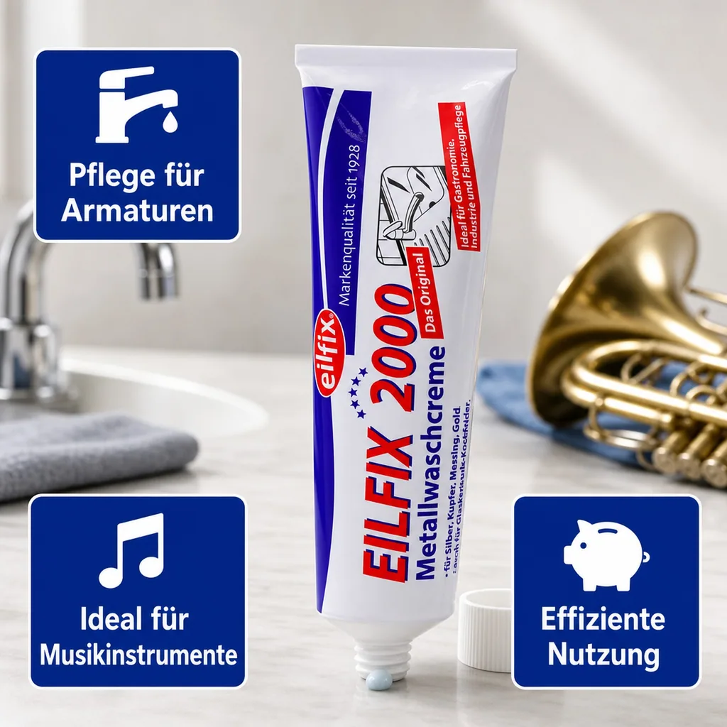 Metallwaschcreme Eilfix 2000 - 150 ml Tube