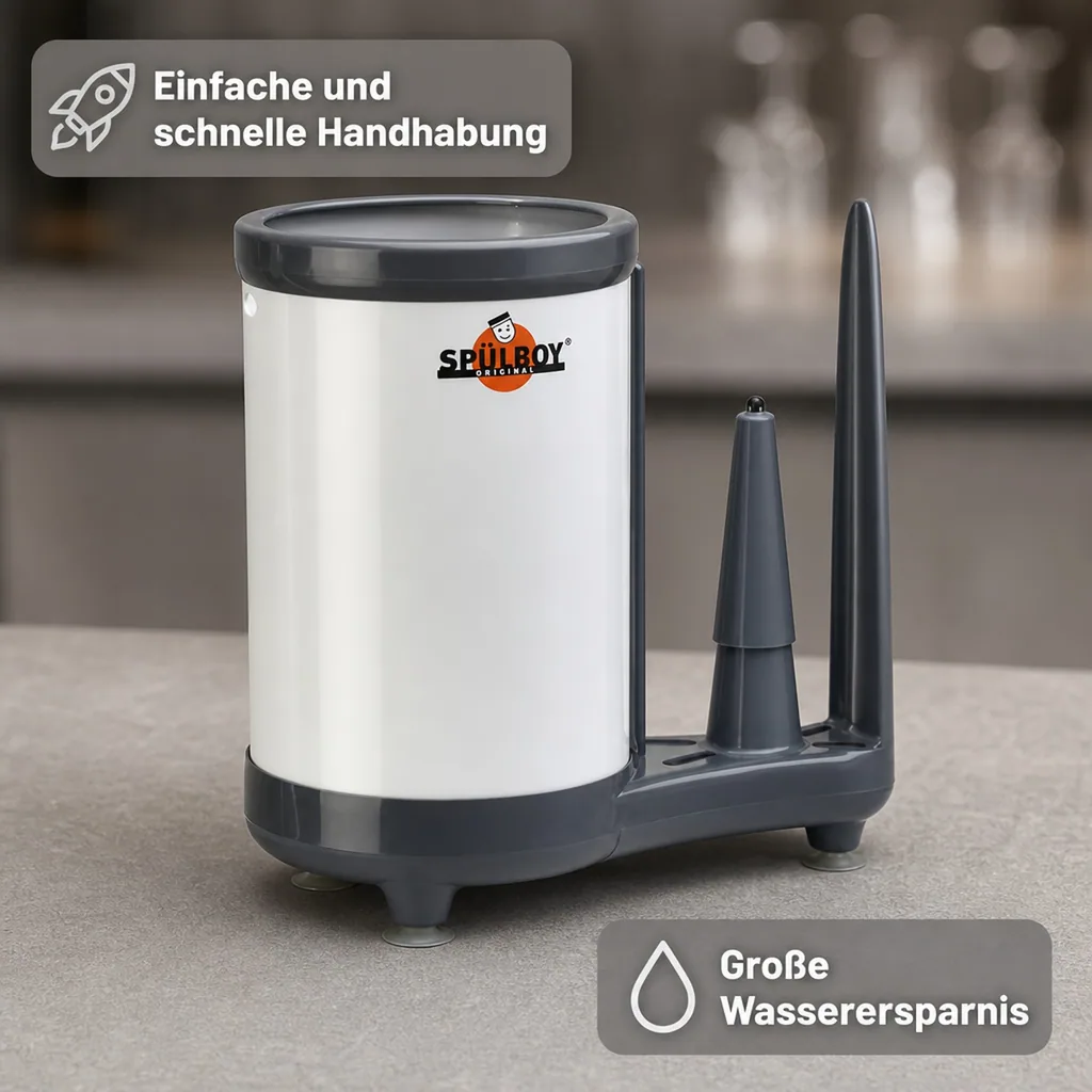 Gläserspüler, Gläserspülgerät - Original SPÜLBOY Neptun T2000