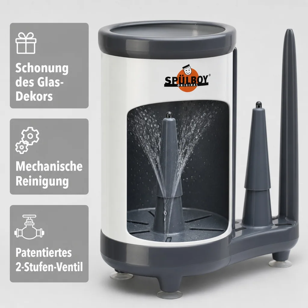 Gläserspüler, Gläserspülgerät - Original SPÜLBOY Neptun T2000