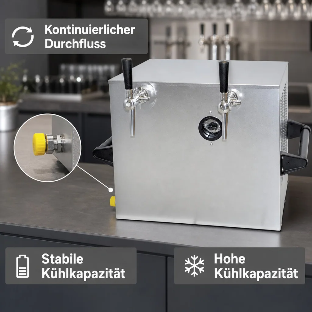 Trockenkühlgerät 2-leitig, 130 Liter/h, Oberthekengerät