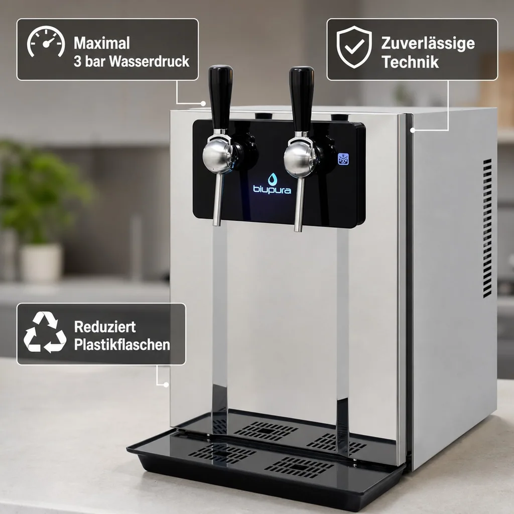 Wassersprudler, Wasserspender, Trinkwassersprudler - Blubar 80, Auftisch