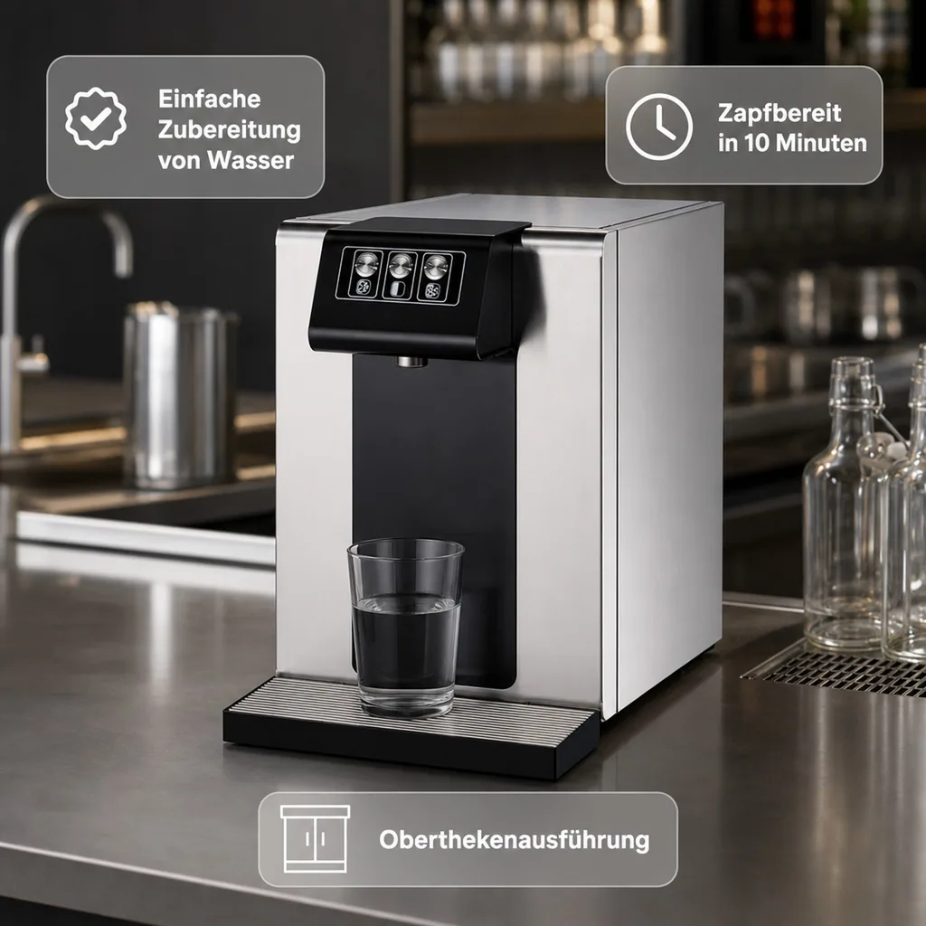 Wassersprudler, Wasserspender, Trinkwassersprudler - Blusoda 45 fizz, Auftisch
