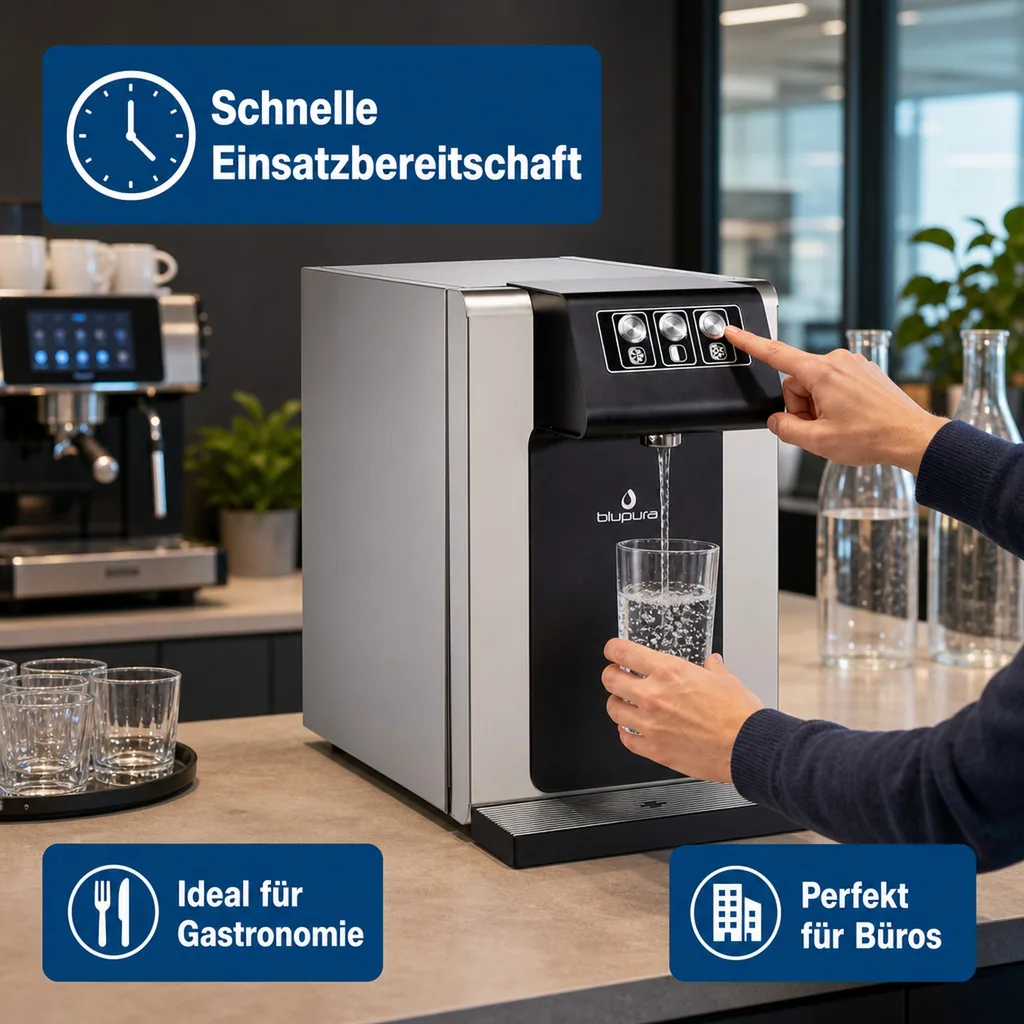 Wassersprudler, Wasserspender, Trinkwassersprudler - Blusoda 30 fizz, Auftisch