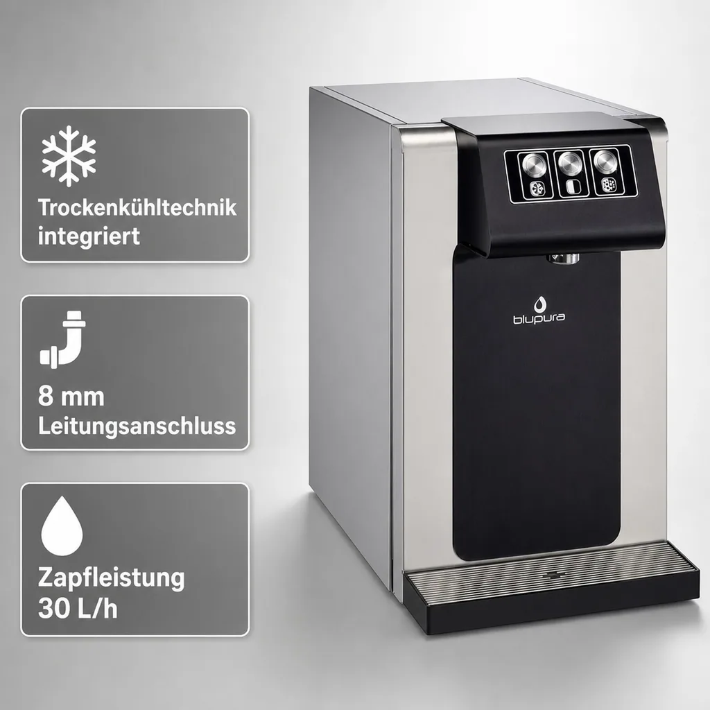 Wassersprudler, Wasserspender, Trinkwassersprudler - Blusoda 30 fizz, Auftisch