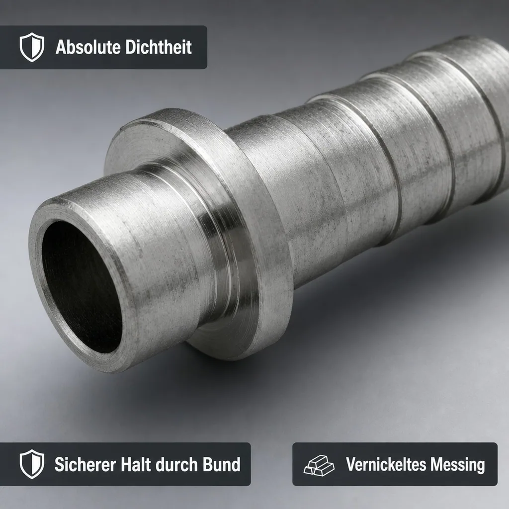 Schlauchtülle, Tülle Gerade für Bierschlauch oder CO2 Schlauch, 10mm