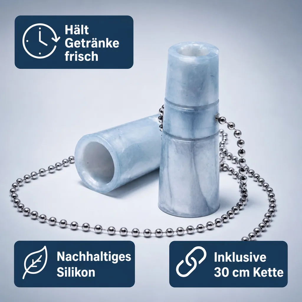 Zapfhahnverschluss für Bierzapfhähne, Farbe: Gold-/goldfarbene Kette