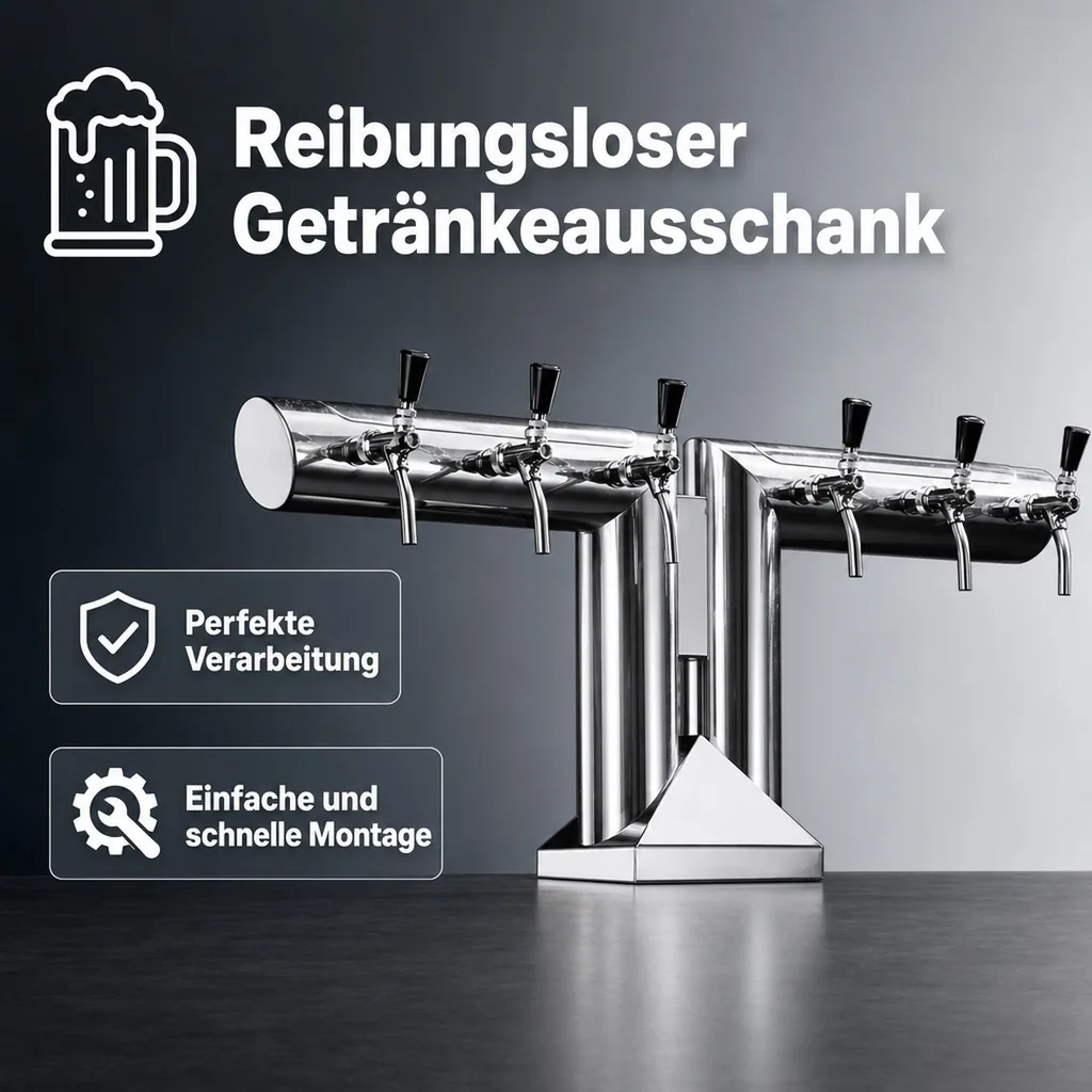 Schanksäule, Bierzapfsäule - Modell „RJ9010“, CNS matt