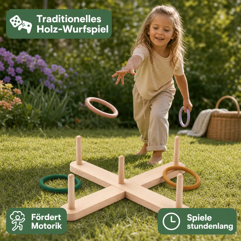 Liewood Ringwurfspiel - Ivan, Farbe: Garden green multi mix