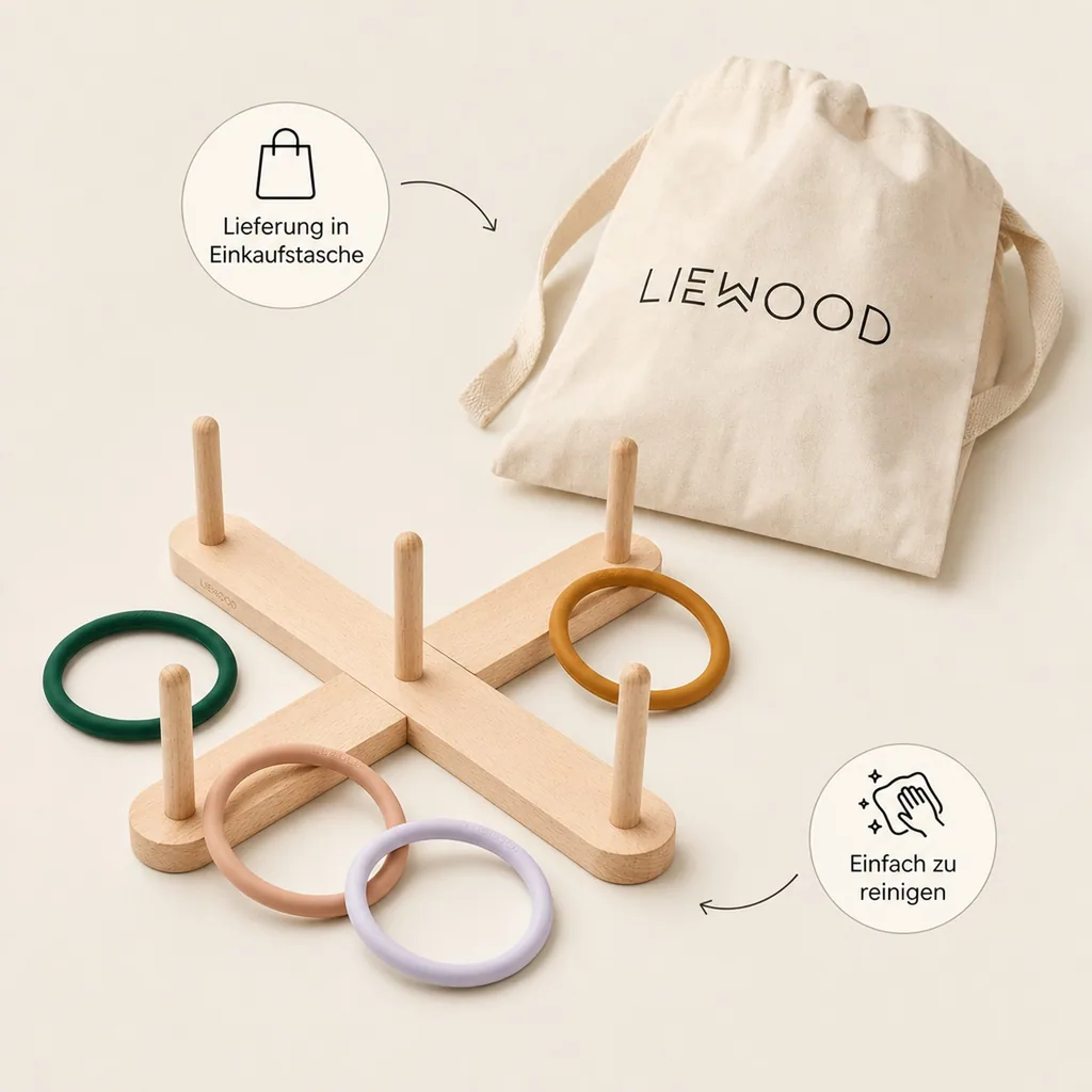 Liewood Ringwurfspiel - Ivan, Farbe: Garden green multi mix