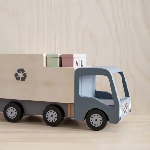 Kids Concept Spielzeug Müllwagen Holz