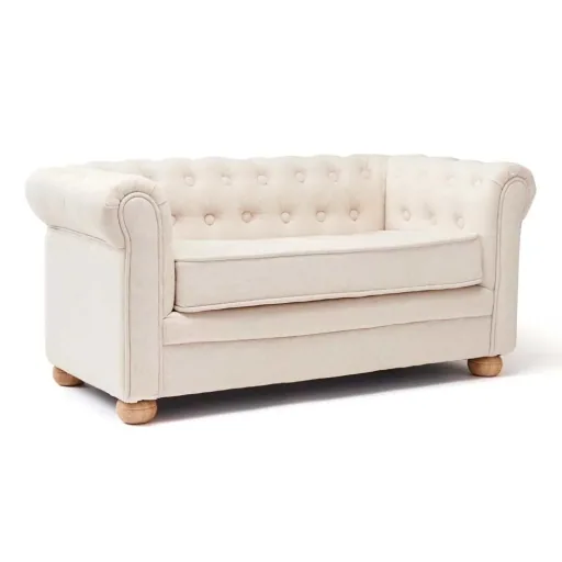 Kids Concept Kindersofa Chesterfield natur