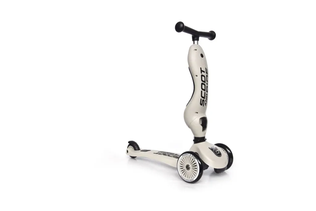  Scoot & Ride Highwaykick 1, 2in1 Roller, Kickboard, Scooter mit sitz, Farbe: Ash
