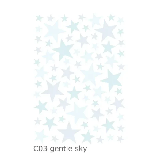 Lilipinso Wandsticker Basics gemischte Sterne, Farbe: deep ocean