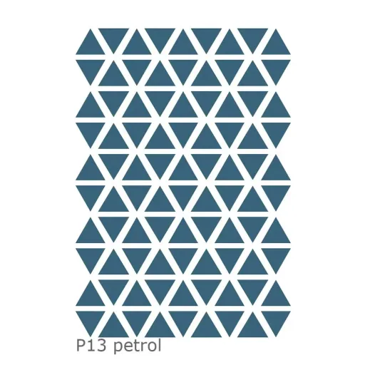 Lilipinso Wandsticker Basics Dreiecke, Farbe: jungle