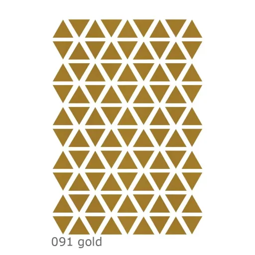 Lilipinso Wandsticker Basics Dreiecke, Farbe: black