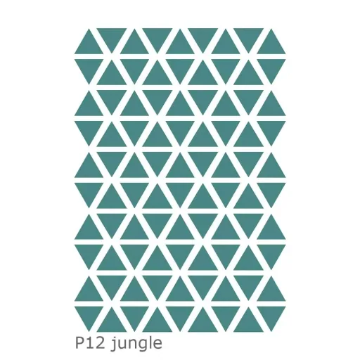 Lilipinso Wandsticker Basics Dreiecke, Farbe: black