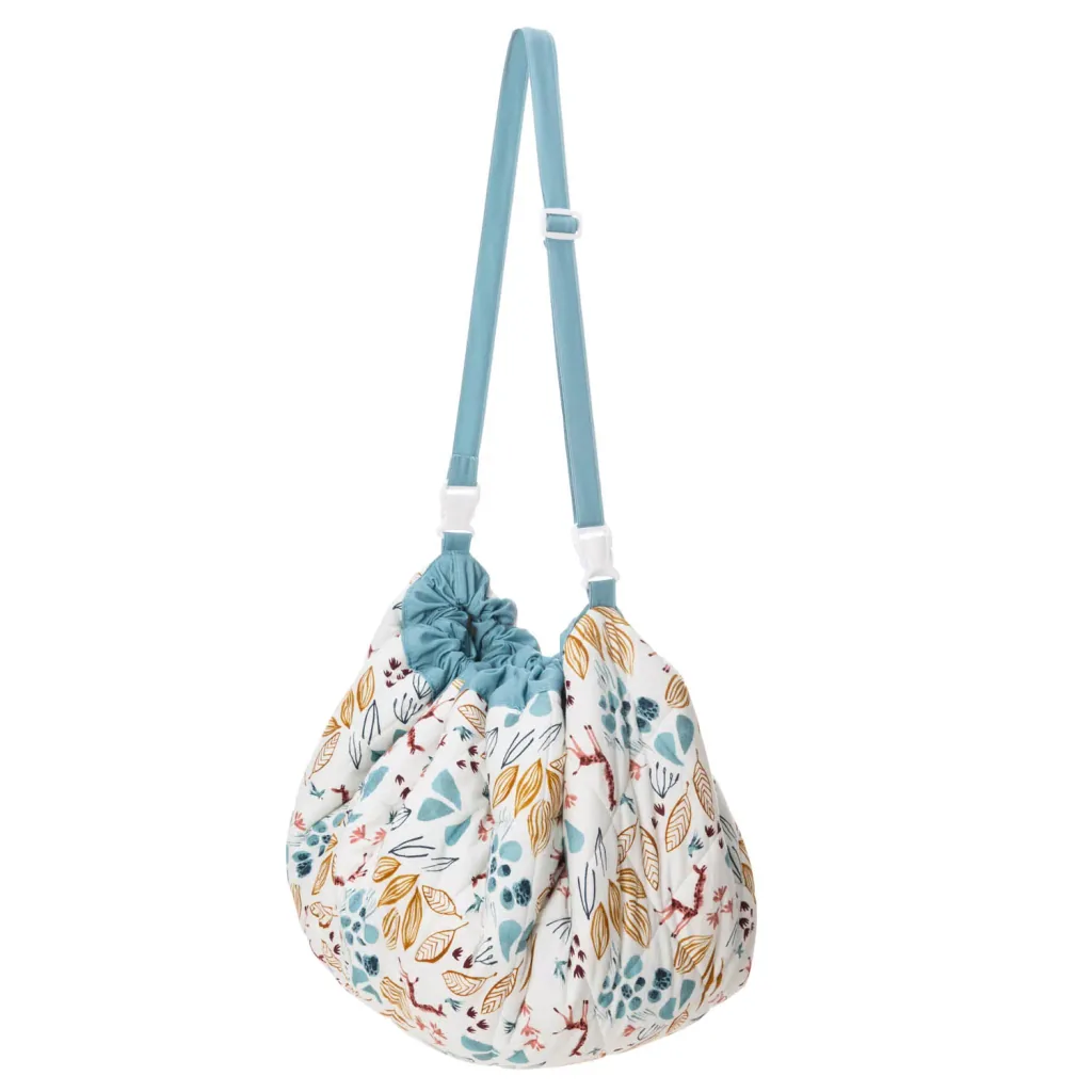 Play&Go Kinderteppich, Spielteppich, Spielmatte - Tasche, Farbe: Moulin Roty Baobab
