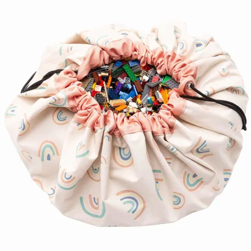 play & go Spielsack Print Regenbogen rosa