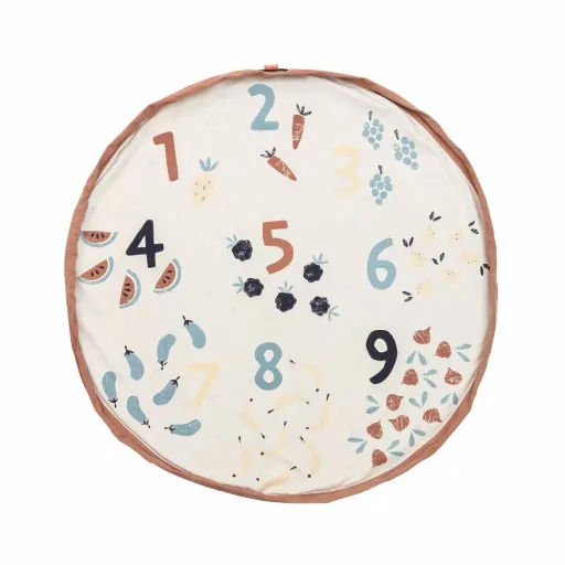 play & go Spielsack Print Zahlen Obst Gemüse