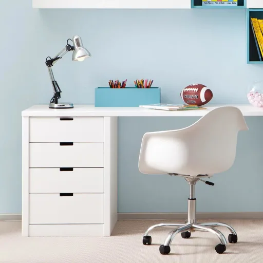Muba Bespoke Schreibtisch mit Schubkästen 63 cm tief