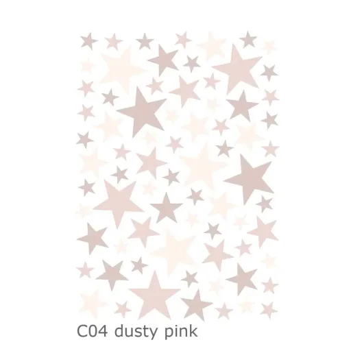Lilipinso Wandsticker Basics gemischte Sterne, Farbe: gentle sky