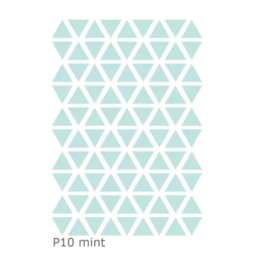 Lilipinso Wandsticker Basics Dreiecke, Farbe: mint