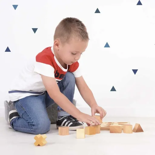 Lilipinso Wandsticker Basics Dreiecke, Farbe: cement
