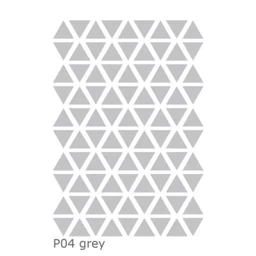 Lilipinso Wandsticker Basics Dreiecke, Farbe: cement