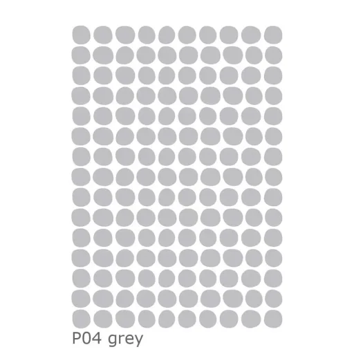Lilipinso Wandsticker Basics Flecken, Farbe: grey