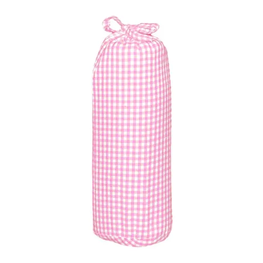 Taftan Spannbettlaken 70 x 140 vichy & karo rosa, karogrösse: 3 mm