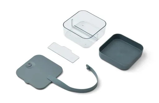 Liewood Bento Box, Lunchbox, Brotdosen - Amandine, Farbe: Meeresblau / Walblau