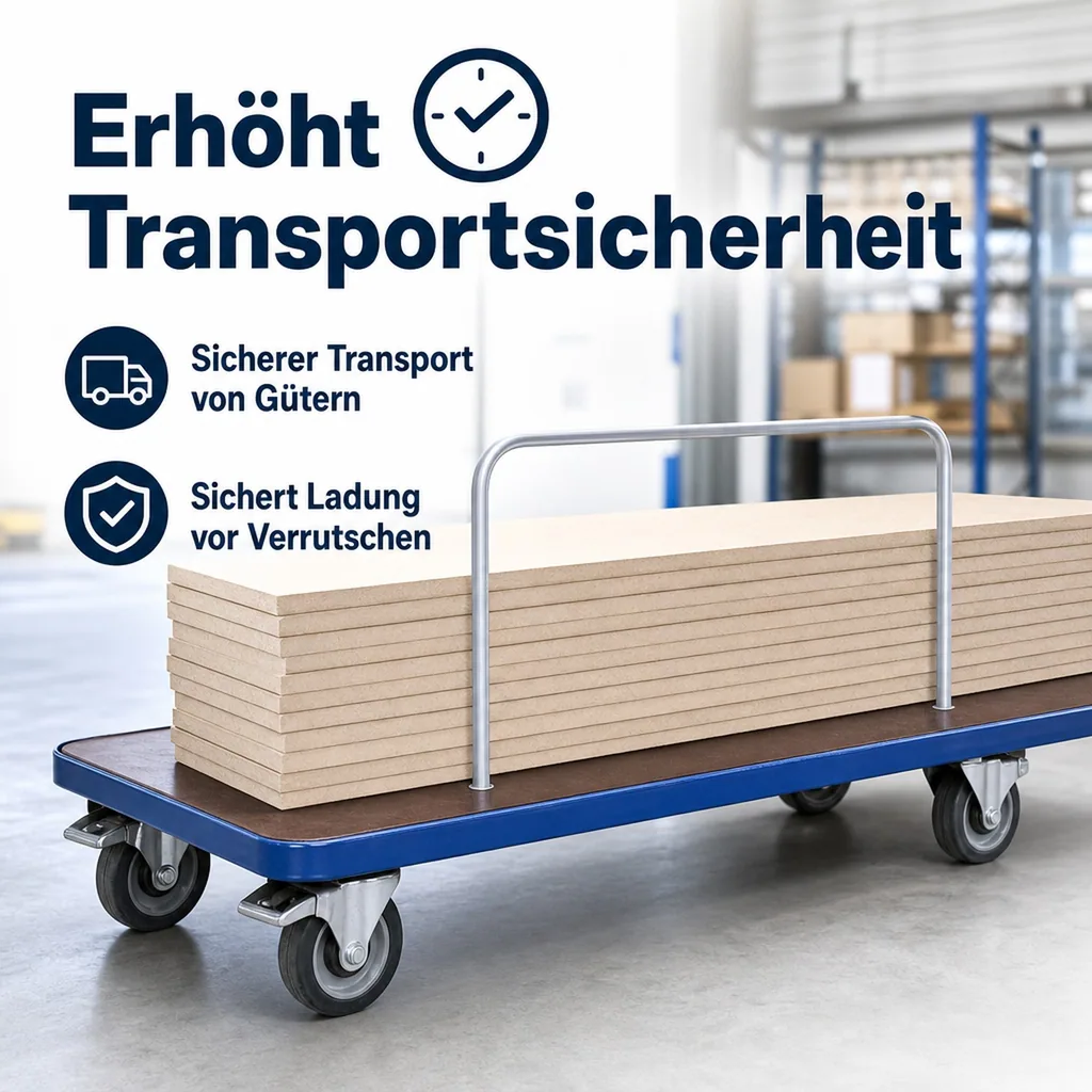 Transportwagen Zubehör, Einsteckbügel 600mm, Plattenwagen Zubehör