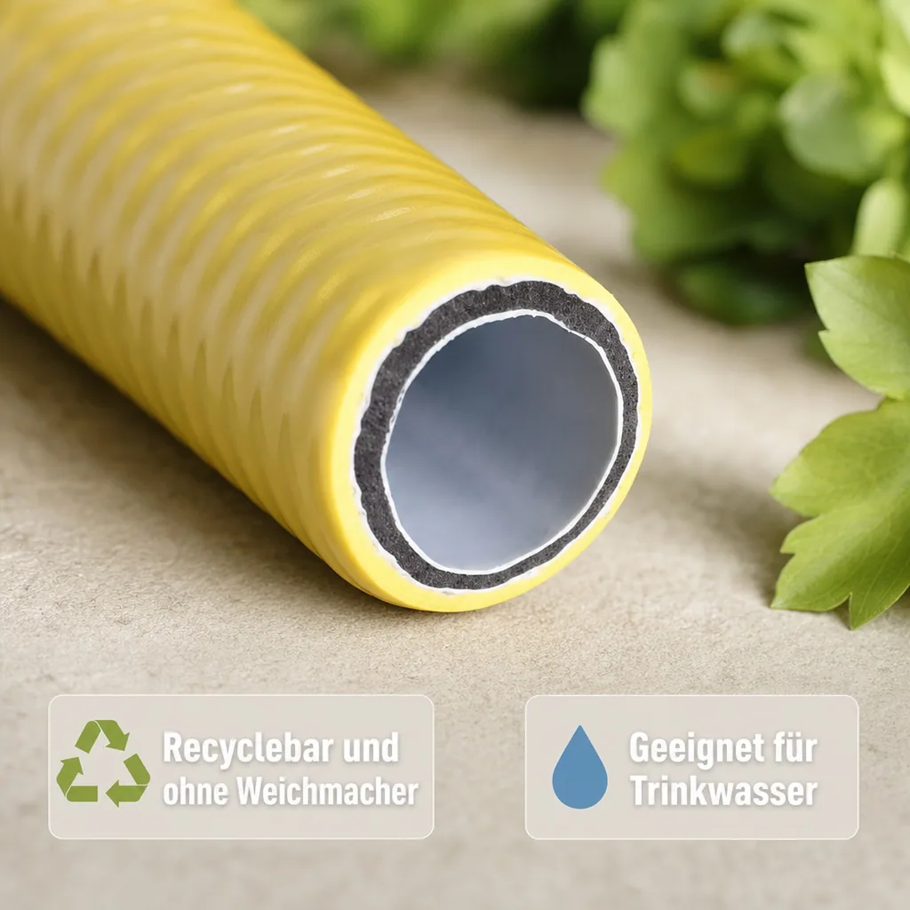 Gartenschlauch 50m, Wasserschlauch, flexibel, Profi Qualität
