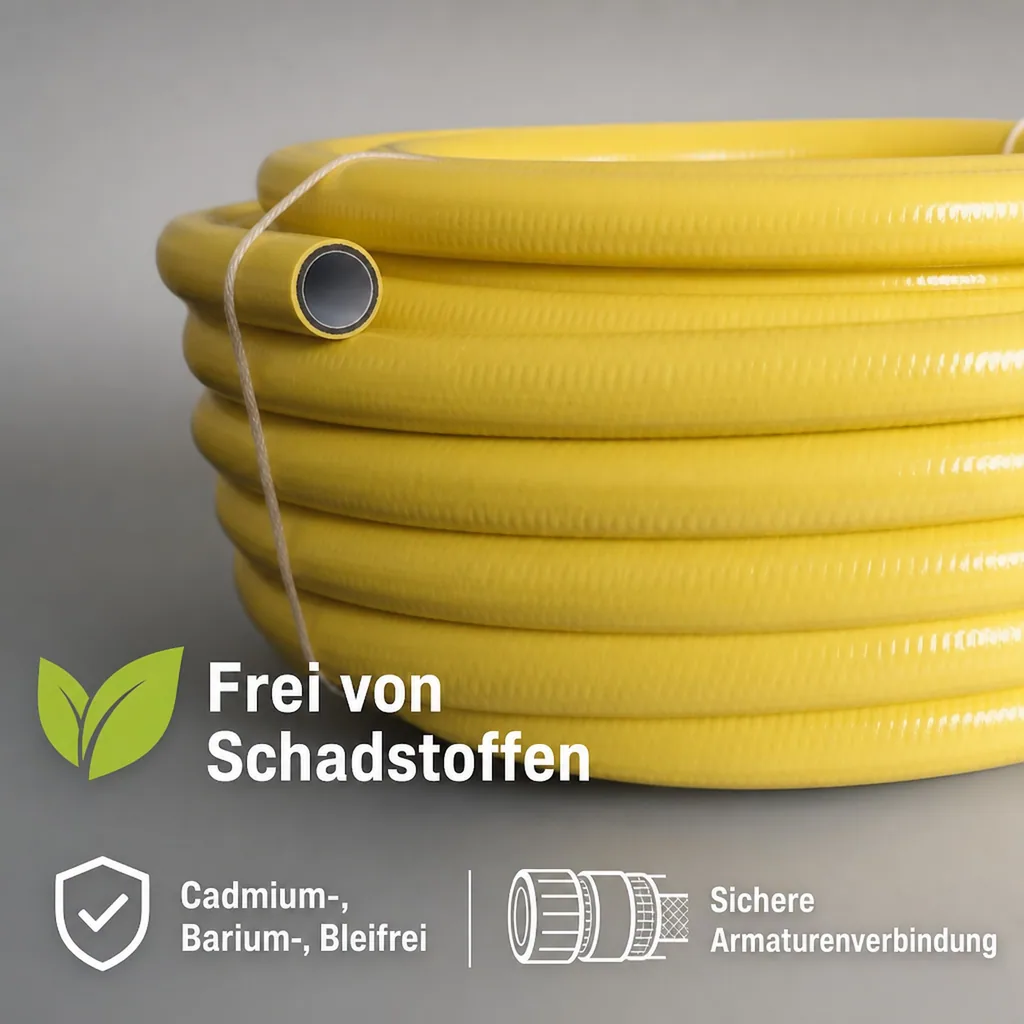 Gartenschlauch 50m, Wasserschlauch, flexibel, Profi Qualität