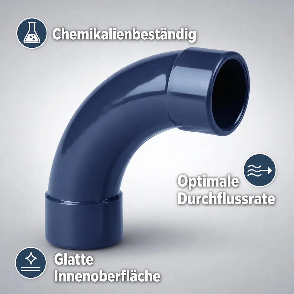 PVC Winkel 90 Grad 32mm, PVC U Bogen, PVC RohrSysteme