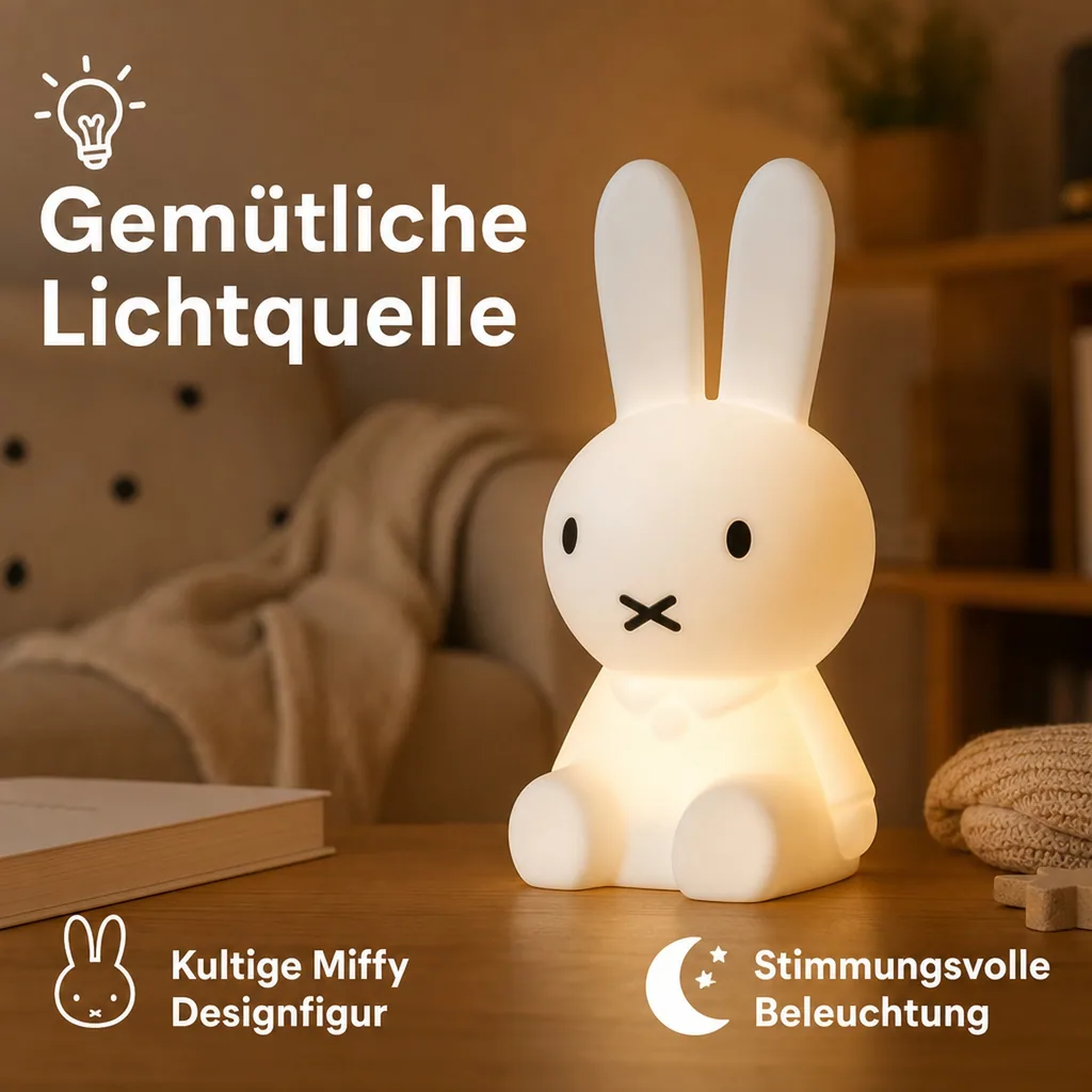 Miffy Lampe Nachtlicht "First Light" von Mr Maria