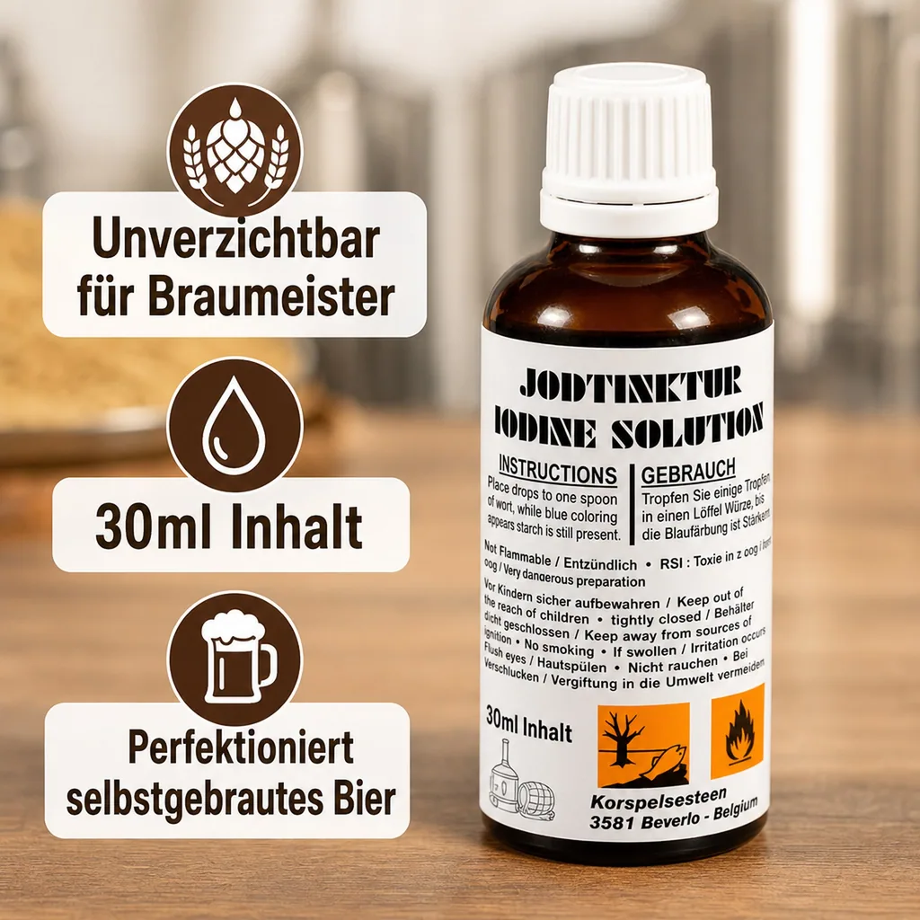 Jodtinktur zur Bestimmung des Stärkegehaltes, 30ml