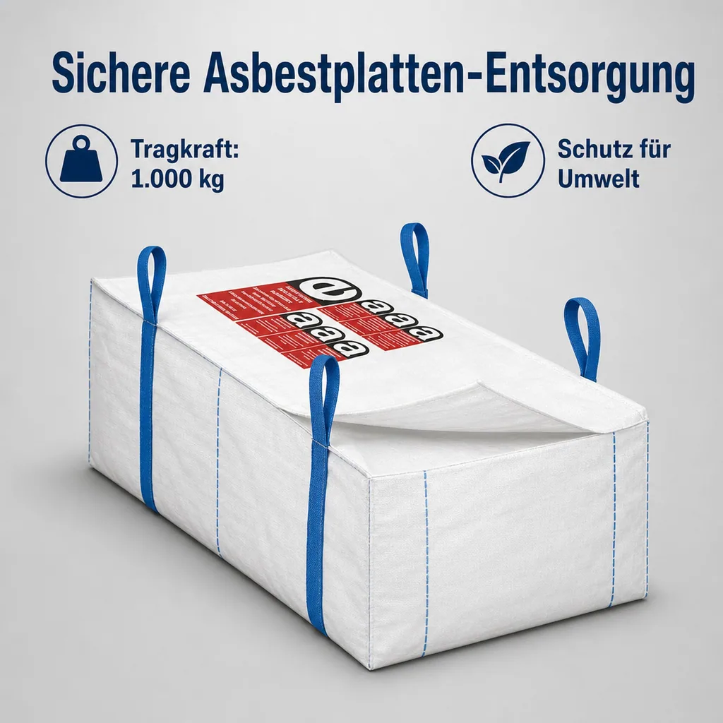 Asbest Big Bag, Platten Big Bag, Asbestentsorgung Sack