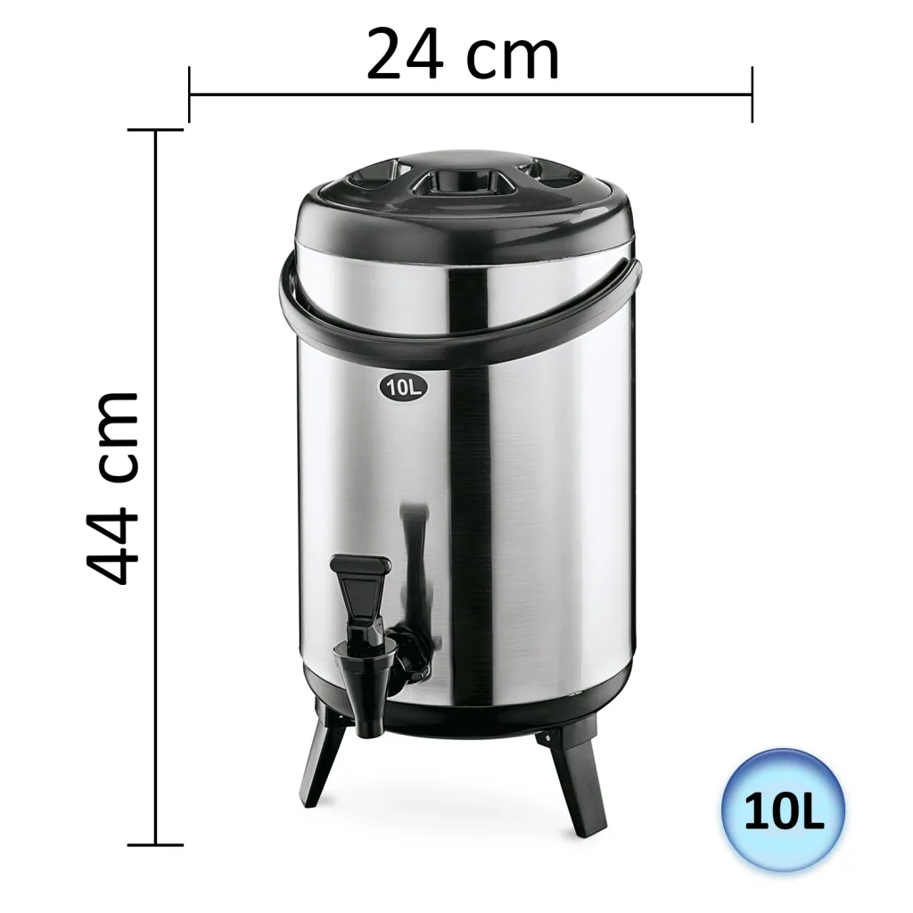 Thermobehälter, Thermogetränkebehälter, Getränkebehälter mit Zapfhahn - 10L