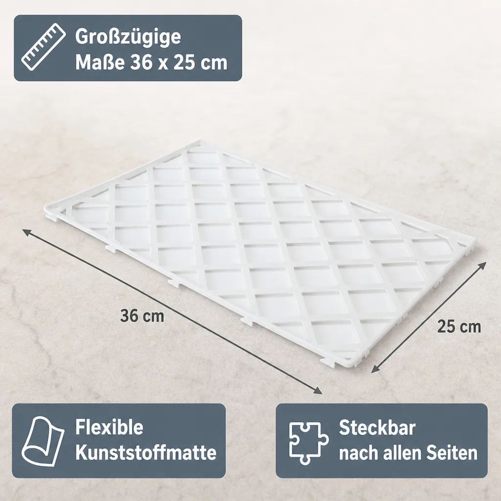 Gläser Abtropfmatte, 36 x 25 cm