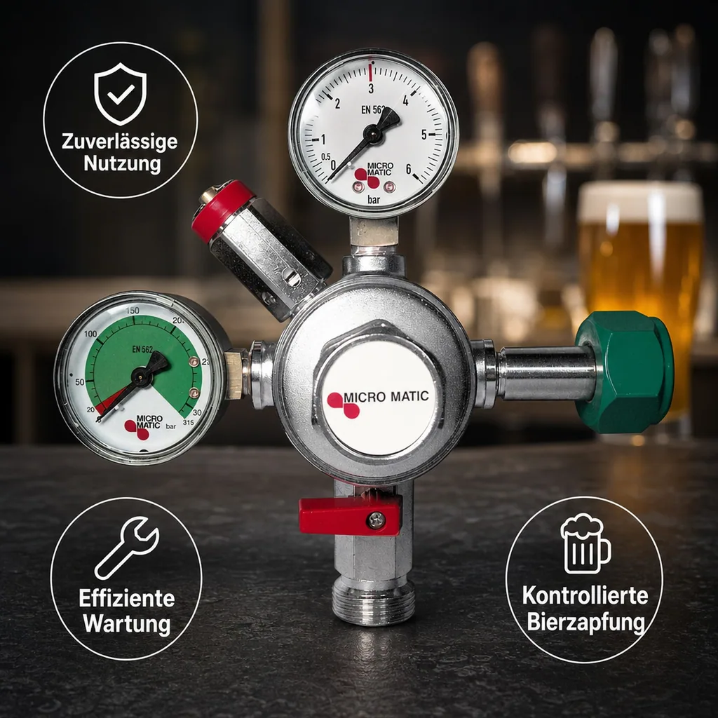 Druckminderer Co2 Micro-Matic - Bier Zapfanlage