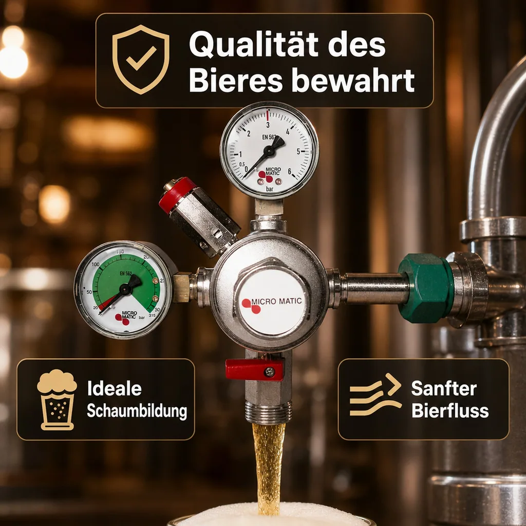 Druckminderer Co2 Micro-Matic - Bier Zapfanlage