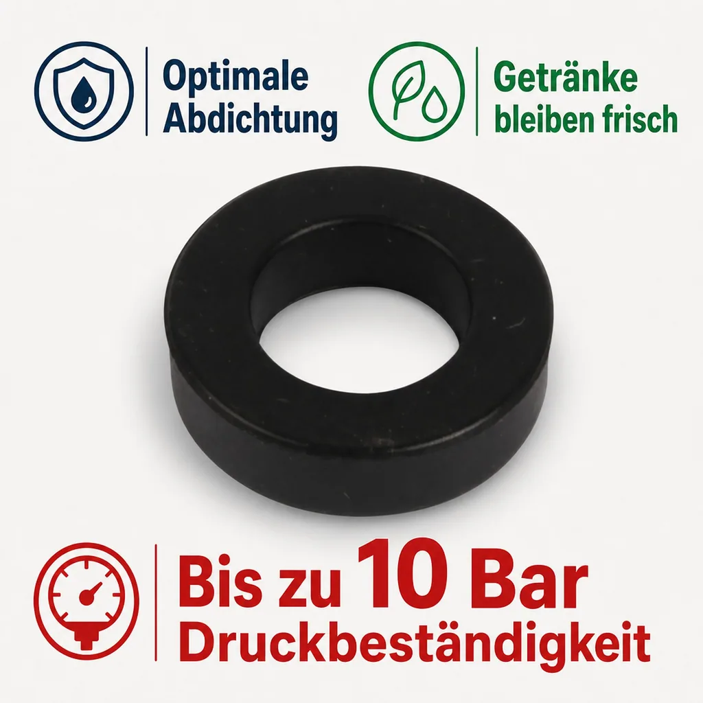 Dichtung am Stößel für Keg - Verschluss (Kombi-Fitting) (Micro Matic und Hiwi)